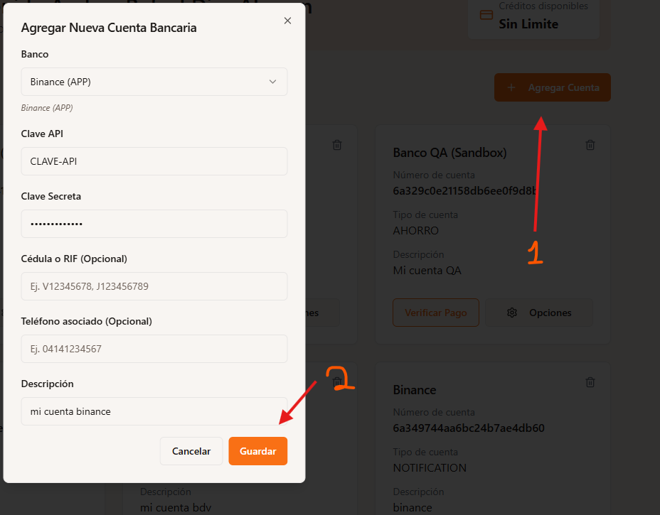 Formulario de registro de cuenta Binance en Pabilo